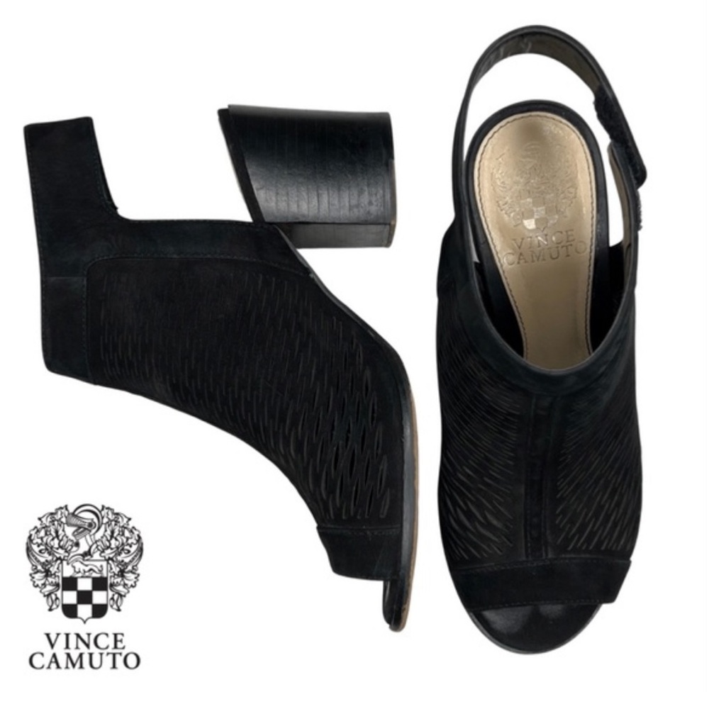 Vince Camuto Peep Toe Booties